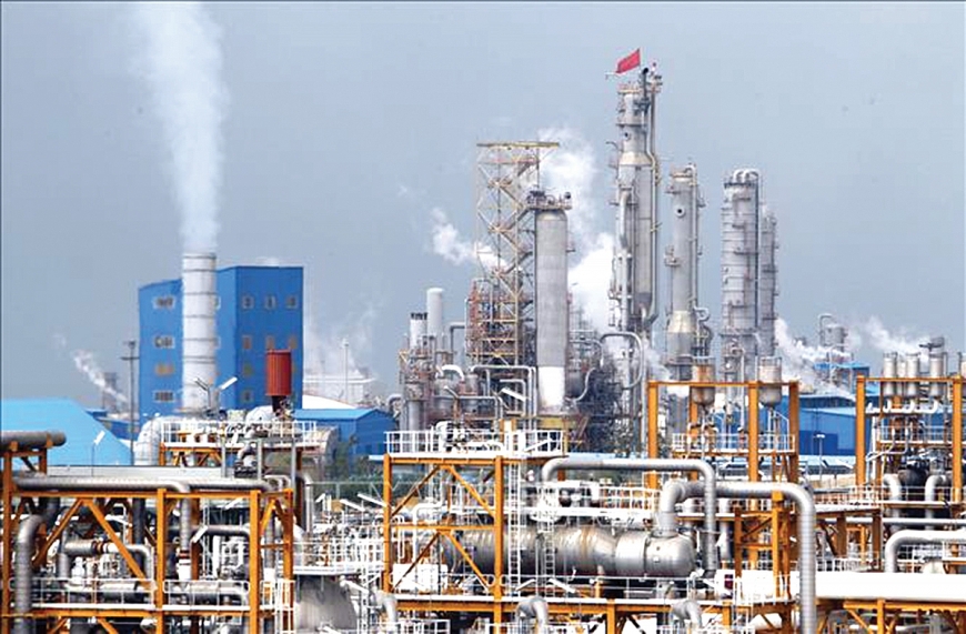 Cơ sở khai thác khí đốt South Pars ở cảng Assaluyeh, miền Nam Iran