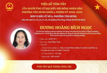 Ứng cử viên Dương Hoàng Bích Ngọc: Tăng cường giám sát, bảo vệ quyền và lợi ích chính đáng của Nhân dân