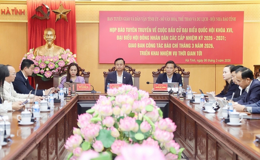 Quang cảnh buổi Họp báo