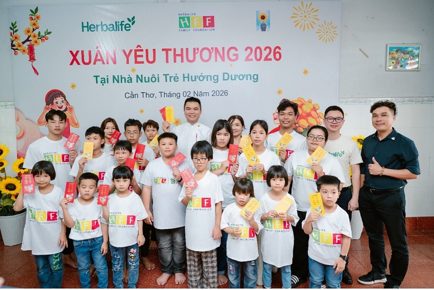 Herbalife Việt Nam tổ chức “Xuân Yêu Thương” 2026 cho trẻ em và người cao tuổi khó khăn