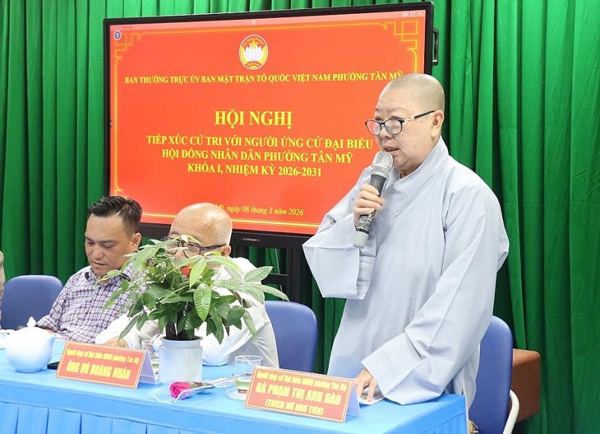 Ứng cử viên Ni sư Phạm Thị Anh Đào