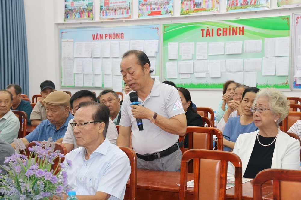 Cử tri phường Tân Mỹ quan tâm các vấn đề dân sinh