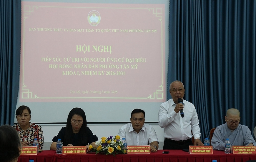 Ông Võ Hoàng Huân, công tác tại Công ty TNHH MTV Dịch vụ Công ích Quận 7