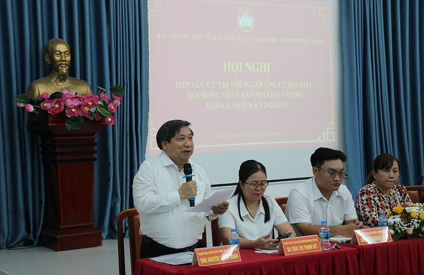 Ông Nguyễn Thanh Xuân, Bí thư Chi bộ khu phố 3