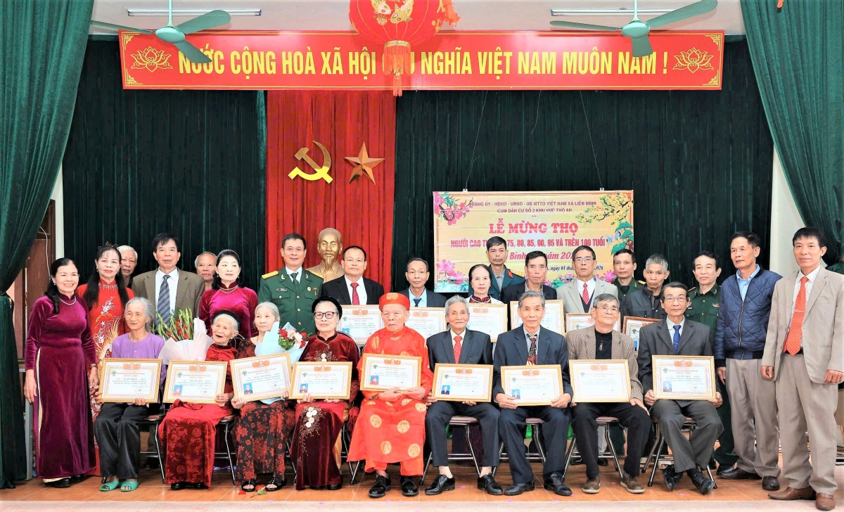 Mừng thọ NCT xã Liên Minh nhân dịp Xuân Bính Ngọ 2026