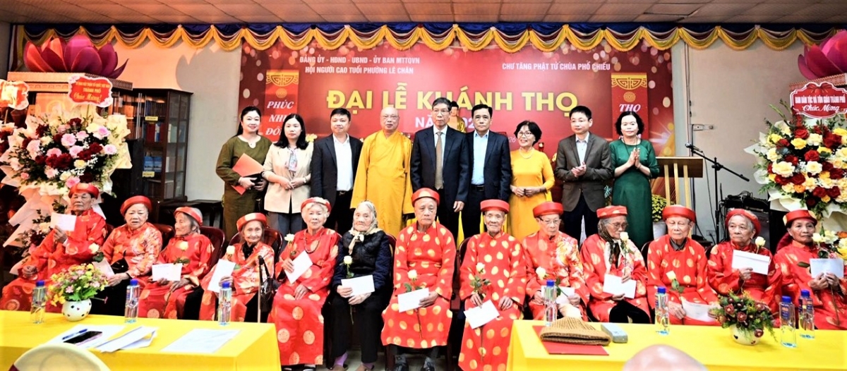 Mừng thọ NCT phường Lê Chân, TP Hải Phòng