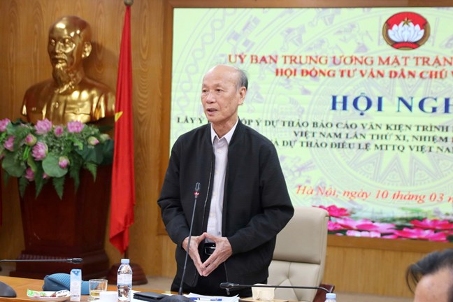 Báo cáo chính trị trình Đại hội phải thể hiện được vai trò bứt phá của Mặt trận trong giai đoạn đất nước đang chuyển mình