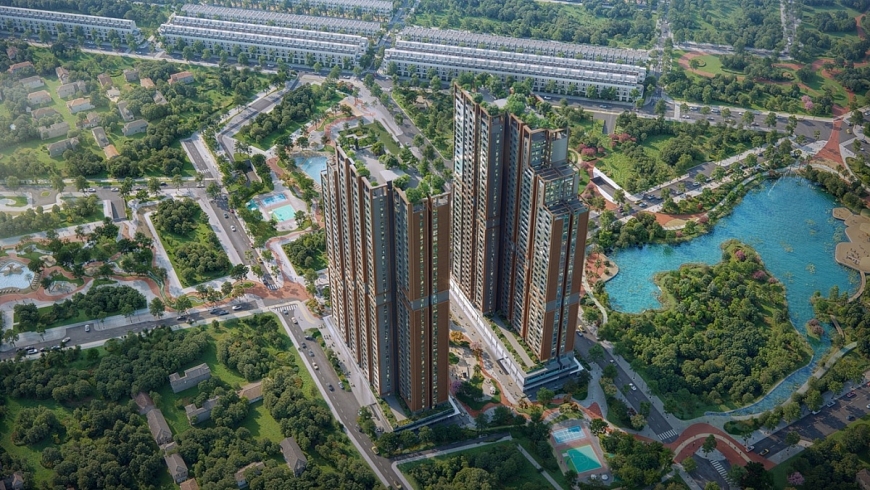 Tầm view đa sắc từ căn hộ Forest Garden