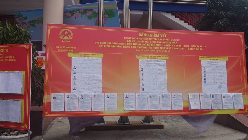 TP. Hồ Chí Minh rộn ràng chuẩn bị cho ngày hội bầu cử