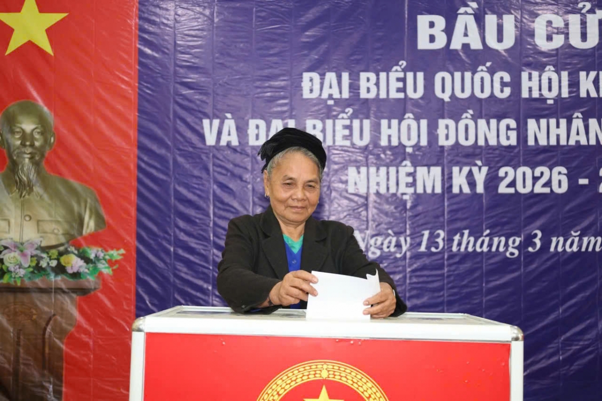 Cử tri người cao tuổi Nghệ An đặt niềm tin vào lá phiếu mình lựa chọn