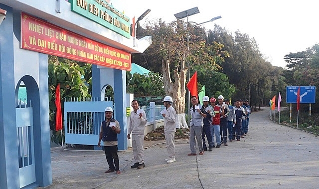 Cử tri đảo Hòn Khoai, Hòn Chuối tham gia bầu cử sớm