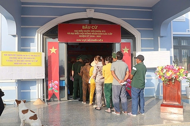 Cử tri đảo Hòn Khoai, Hòn Chuối tham gia bầu cử sớm