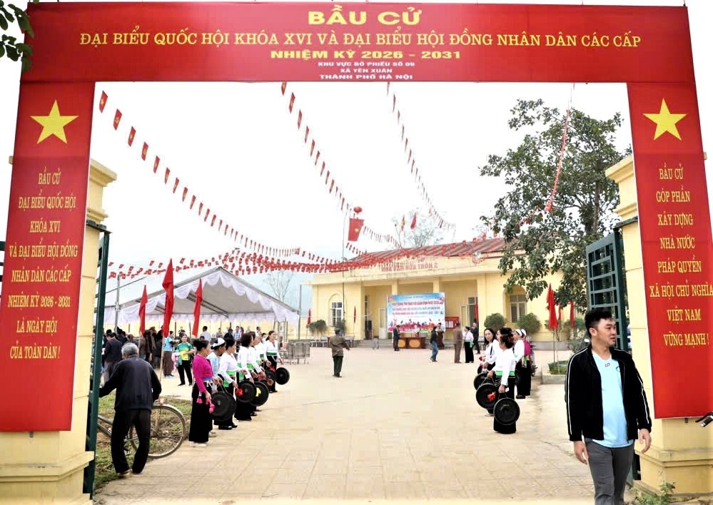 Không khí tưng bừng tại xã Yên Xuân