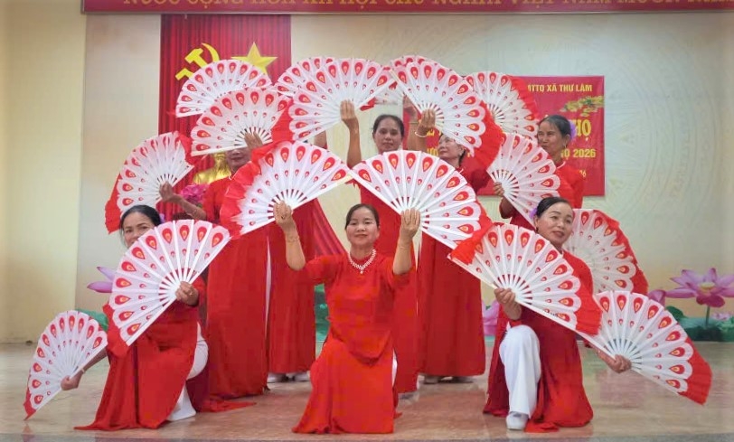 Tiết mục văn nghệ của NCT xã Thư Lâm