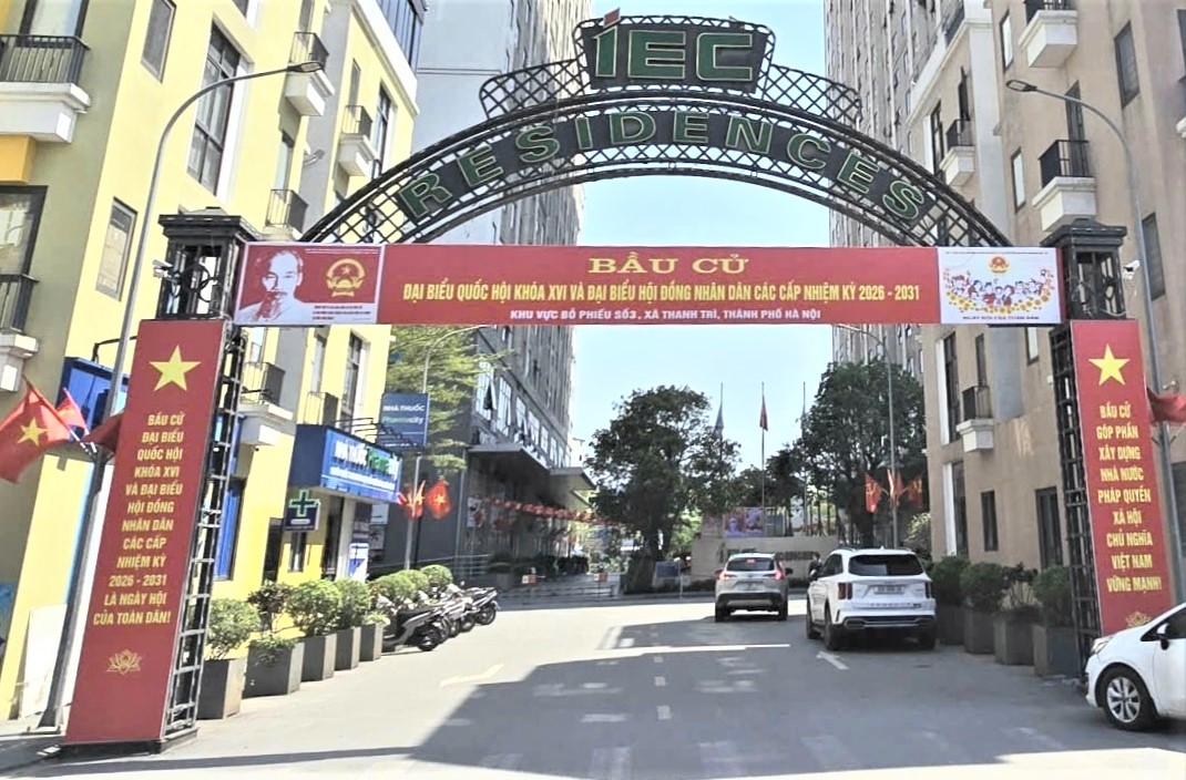 Tổ dân phố 7 Tứ Hiệp thuộc tổ bầu cử số 3, đơn vị bầu cử số 1 xã Thanh Trì