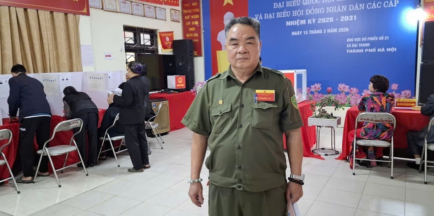 Ông Nghiêm Bỉnh Thịnh, Phó Trưởng thôn Nhân Hòa, hội viên Hội Người cao tuổi xã Đại Thanh, TP Hà Nội.