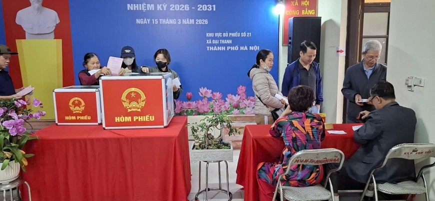 Người cao tuổi xã Đại Thanh vui mừng, phấn khởi phấn khởi thực hiện quyền công dân trong “Ngày hội non sông”, bầu cử đại biểu Quốc hội khóa XVI và đại biểu HĐND các cấp nhiệm kỳ 2026 - 2031.