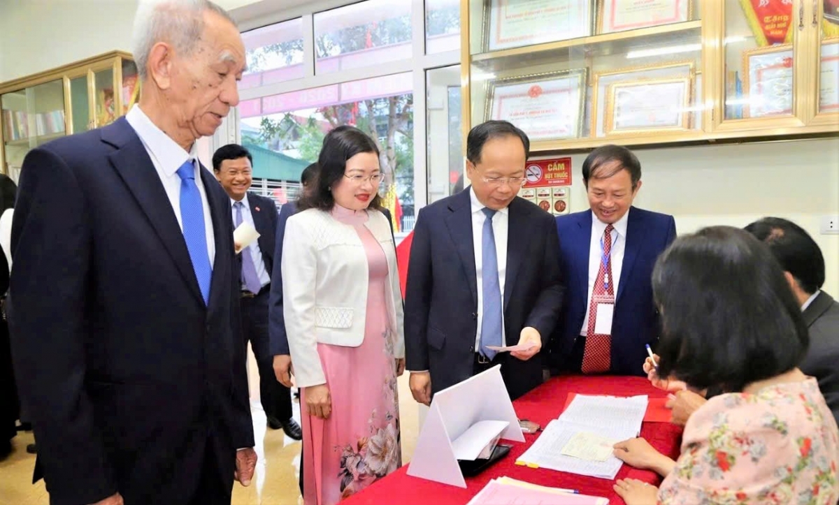 NCT phường Thành Sen, tỉnh Hà Tĩnh nô nức đi bầu cử