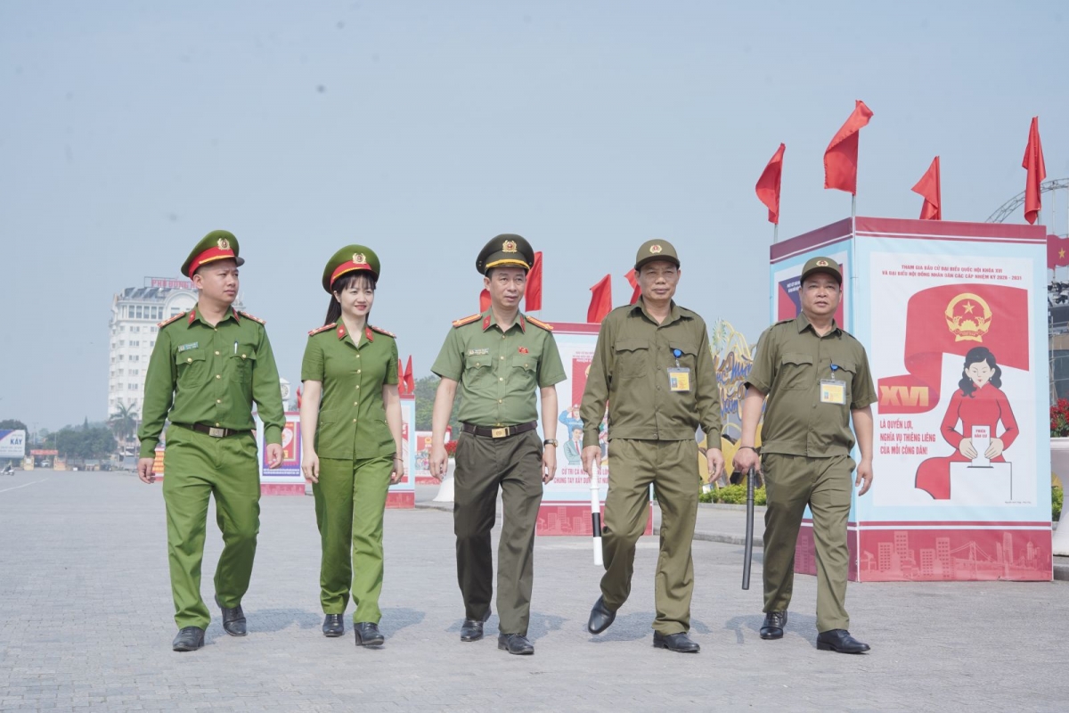 Công anThanh Hóa: Bảo đảm tuyệt đối an ninh, an toàn ngày bầu cử