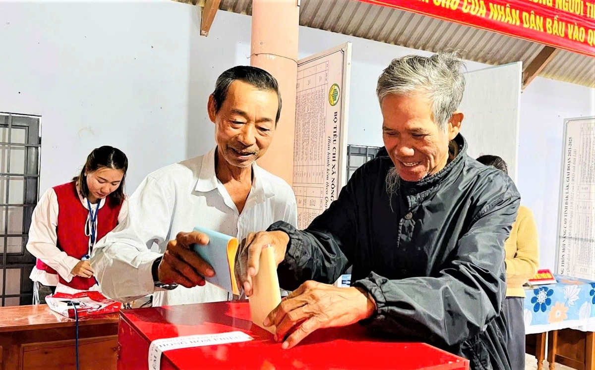 NCT xã Tân Tiến, tỉnh Đắk Lắk tưng bừng tham gia Ngày hội non sông