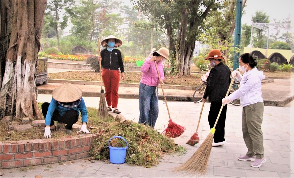 NCT tỉnh Bắc Ninh tích cực trồng cây xanh và dọn vệ sinh bảo vệ môi trường sống