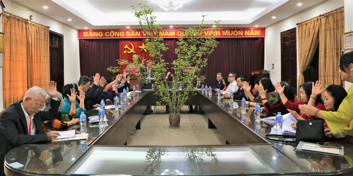 Hội nghị Ban Chấp hành Hội NCT phường Kim Liên lần thứ nhất