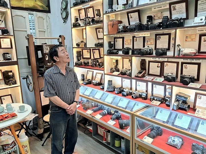 Một góc trong bảo tàng Kí ức nhiếp ảnh