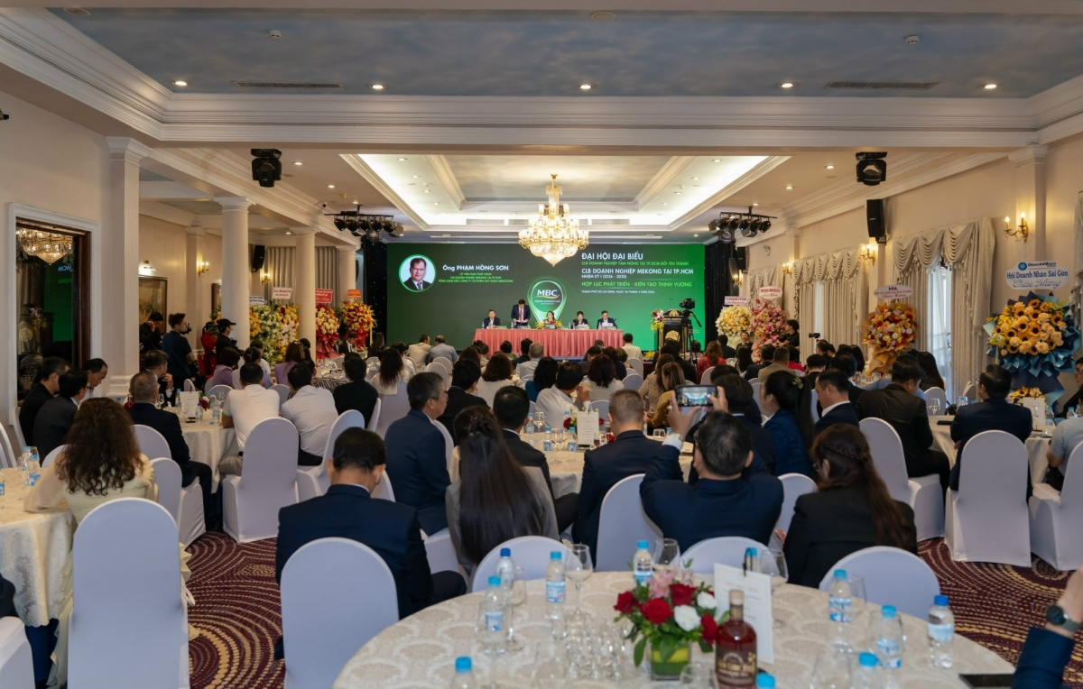 Toàn cảnh Đại hội CLB Doanh nghiệp Mekong với sự tham dự đông đảo doanh nghiệp