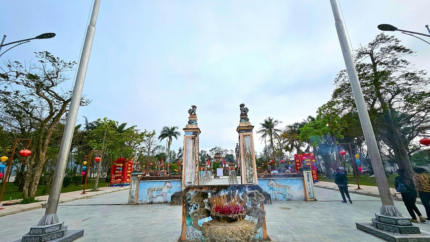 Quang cảnh đền thờ Thái sư Cương Quốc công Nguyễn Xí.