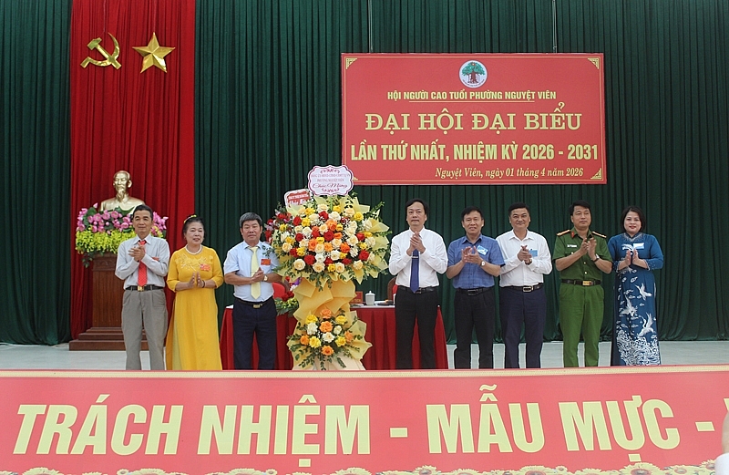 Hội NCT phường Nguyệt Viên đề ra 8 chỉ tiêu chủ yếu nhiệm kỳ 2026-2031