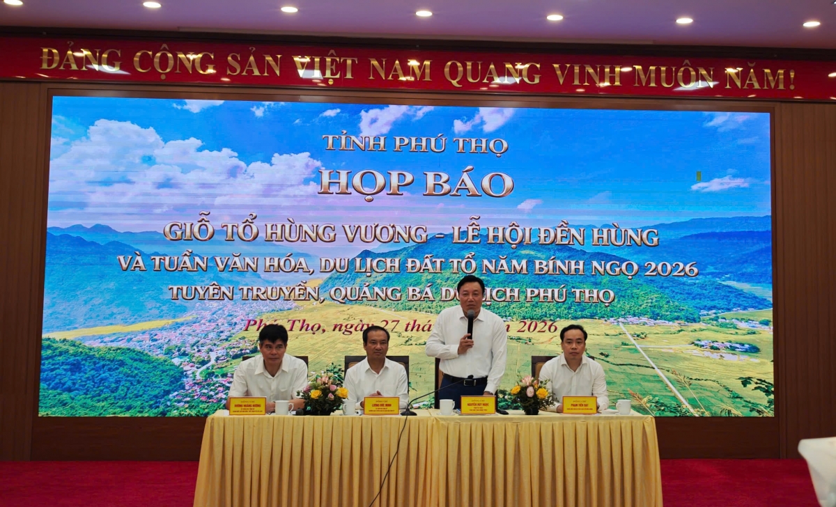 Giỗ Tổ Hùng Vương - Lễ hội Đền Hùng và Tuần Văn hóa - Du lịch Đất Tổ năm 2026 diễn ra từ 17-26/4