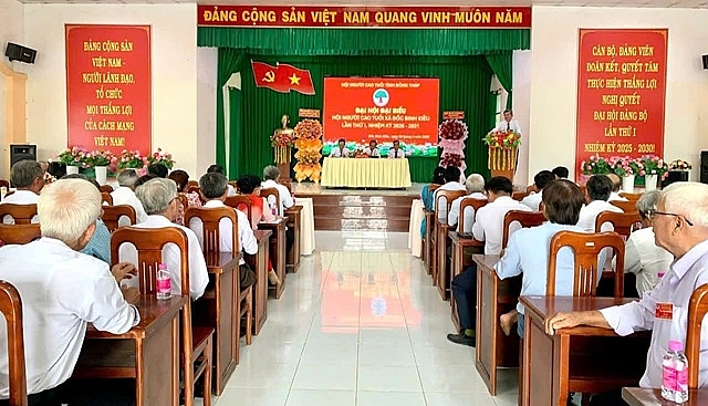 Đại hội Hội Người cao tuổi xã Đốc Binh Kiều