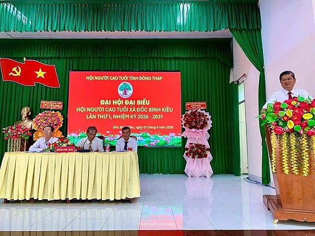 Đại hội Hội Người cao tuổi xã Đốc Binh Kiều