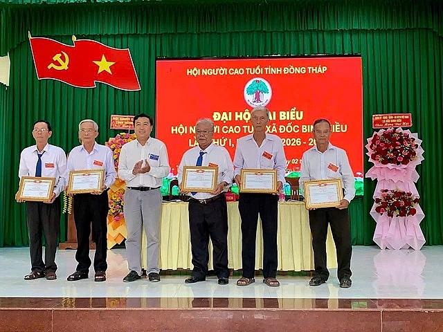 Đại hội Hội Người cao tuổi xã Đốc Binh Kiều