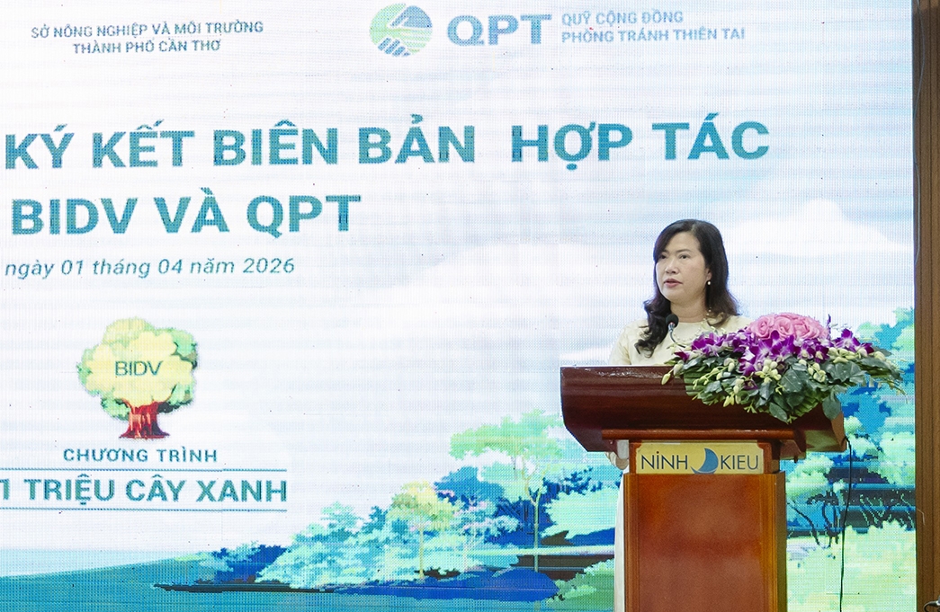 BIDV và QPT hợp tác trồng 240.000 cây xanh  tại Đồng bằng sông Cửu Long