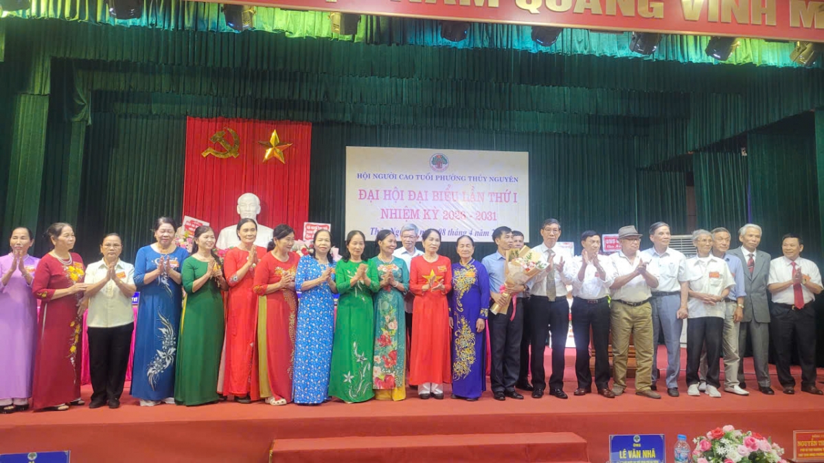 Đại hội đại biểu Hội Người cao tuổi phường Thủy Nguyên lần thứ nhất đã thành công tốt đẹp