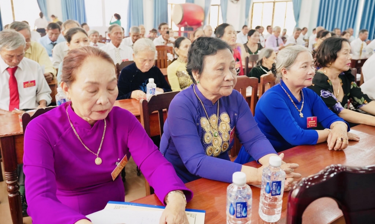 Quang cảnh Đại hội đại biểu Hội Người cao tuổi phường Tam Quan lần thứ I.