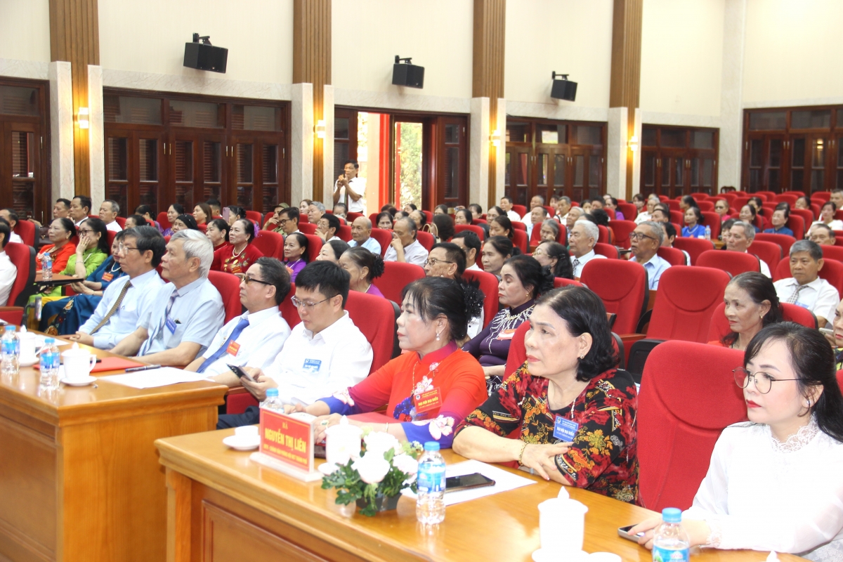 Các đại biểu dự Đại hội Người cao tuổi phường An Dương