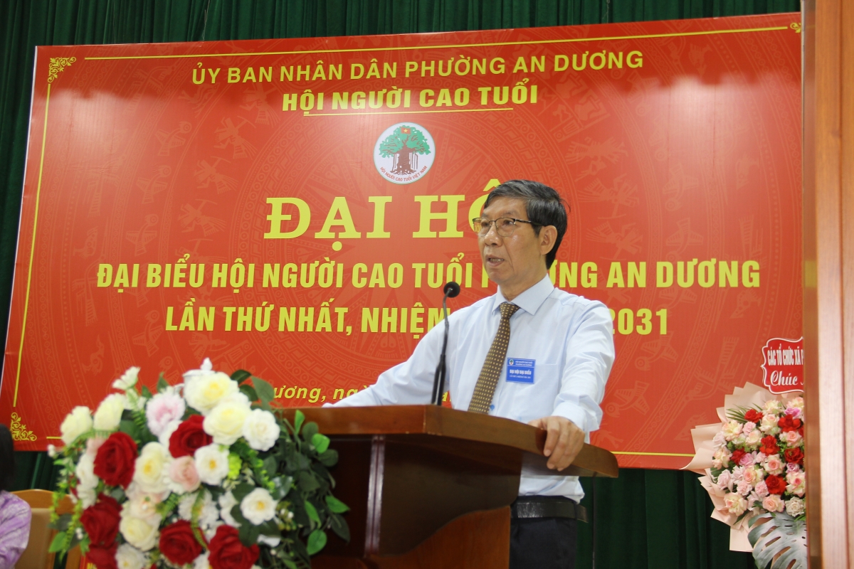 ông Lê Văn Nhã – Chủ tịch Hội Người cao tuổi thành phố Hải Phòng 