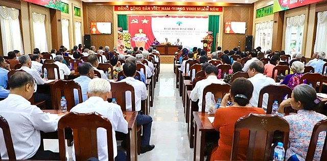 Toàn cảnh Đại hội đại biểu Hội Người cao tuổi phường Cao Lãnh lần thứ I, nhiệm kỳ 2026–2031