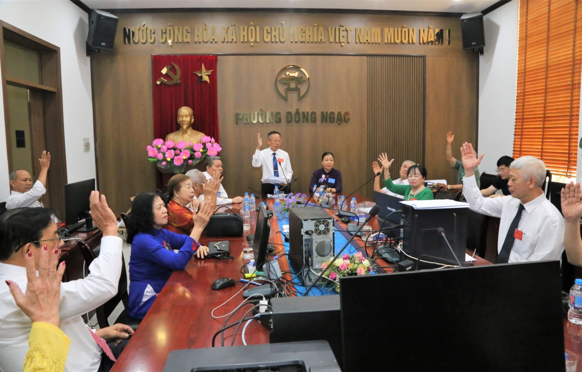 Hội nghị Ban Chấp hành Hội NCT phường Đông Ngạc lần thứ nhất