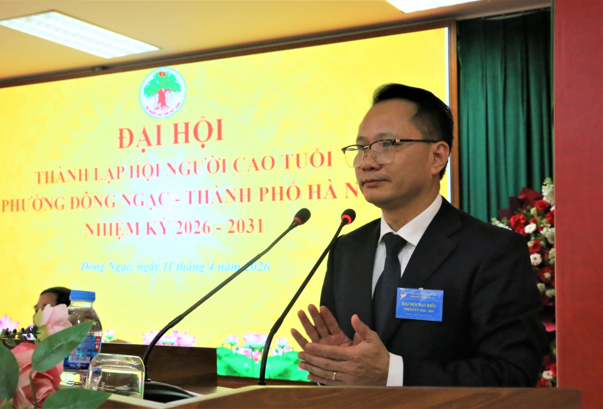 Ông Dương Ngọc Thanh phát biểu