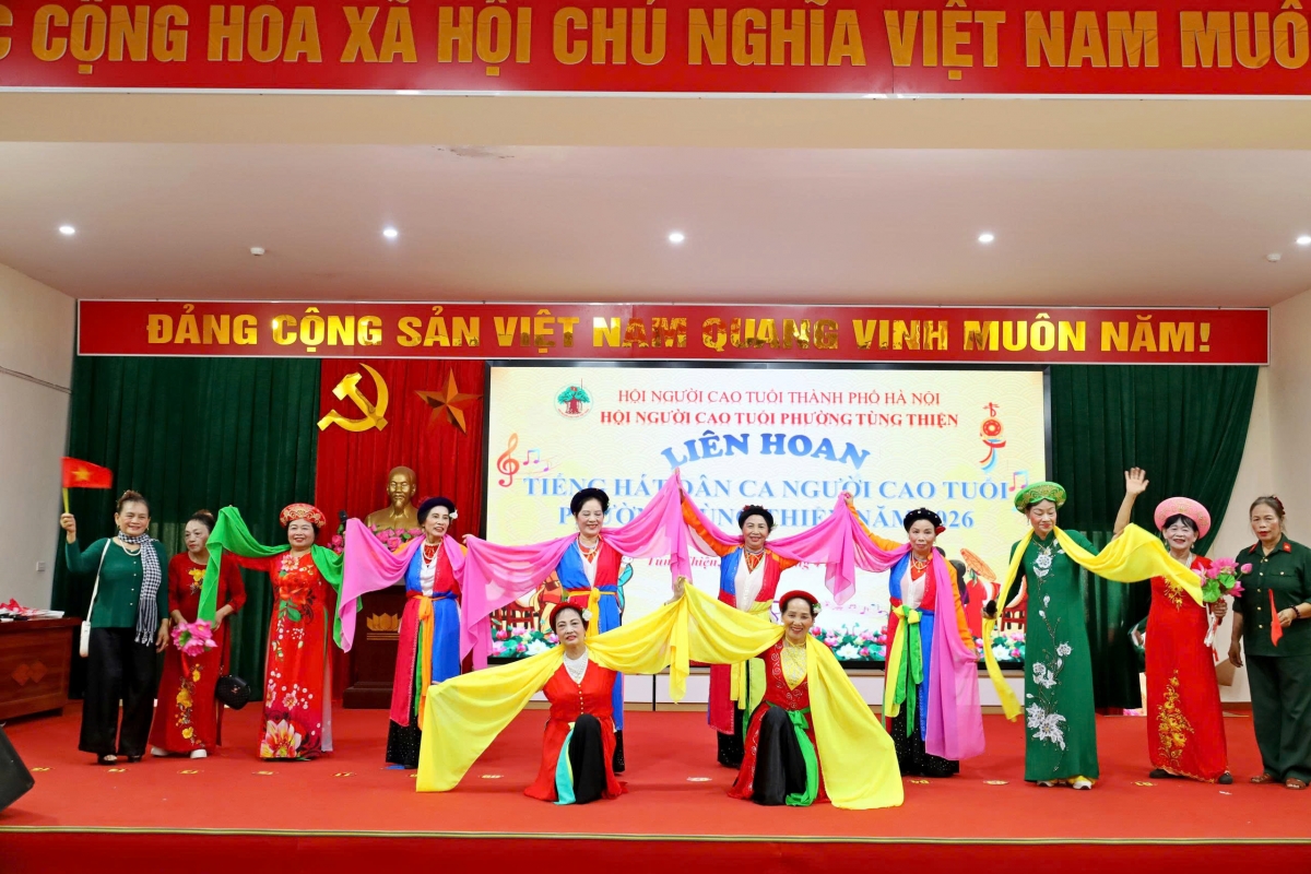 Một tiết mục tại Liên hoan...