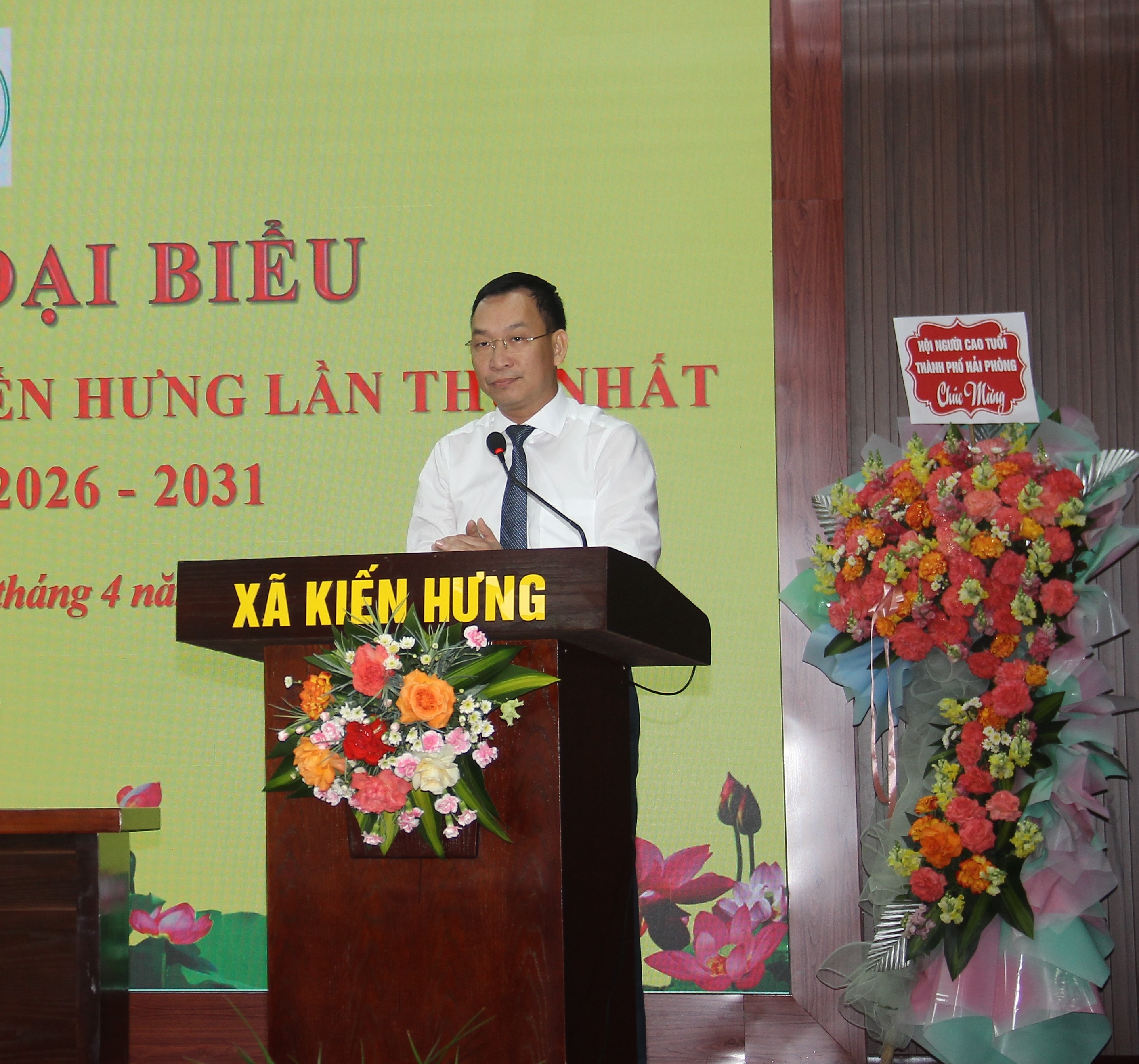 ông Phạm Văn Định - Chủ tịch UBND xã Kiến Hưng 