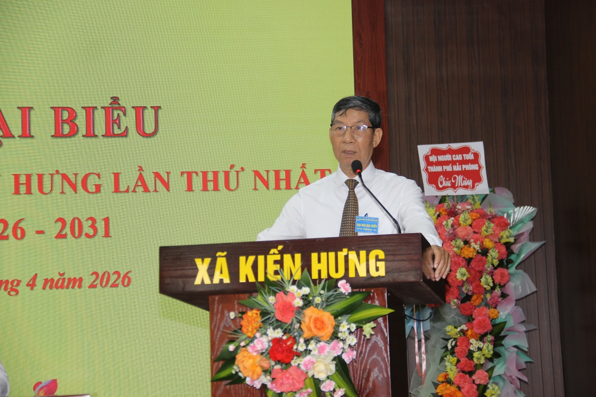 ông Lê Văn Nhã - Chủ tịch Hội người cao tuổi TP Hải Phòng 