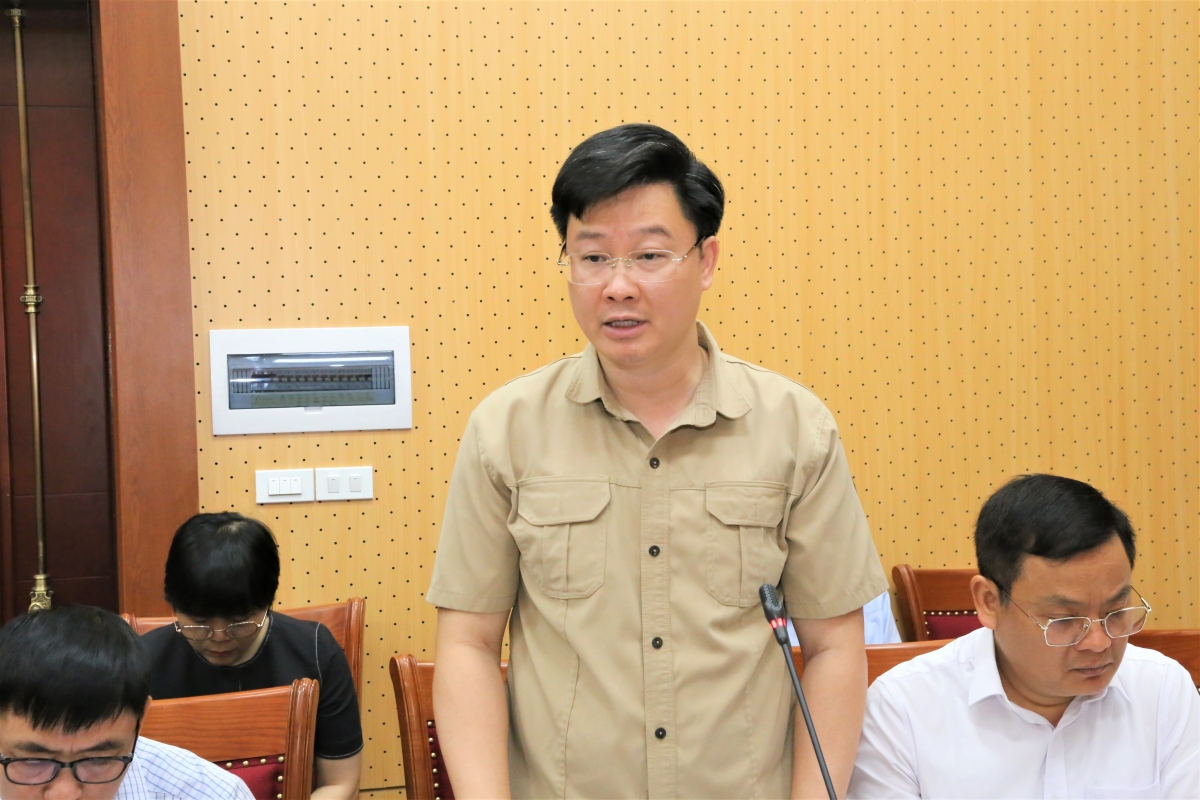 Ông Lý Minh Tuấn, Giám đốc Quỹ Thiện Tâm phát biểu