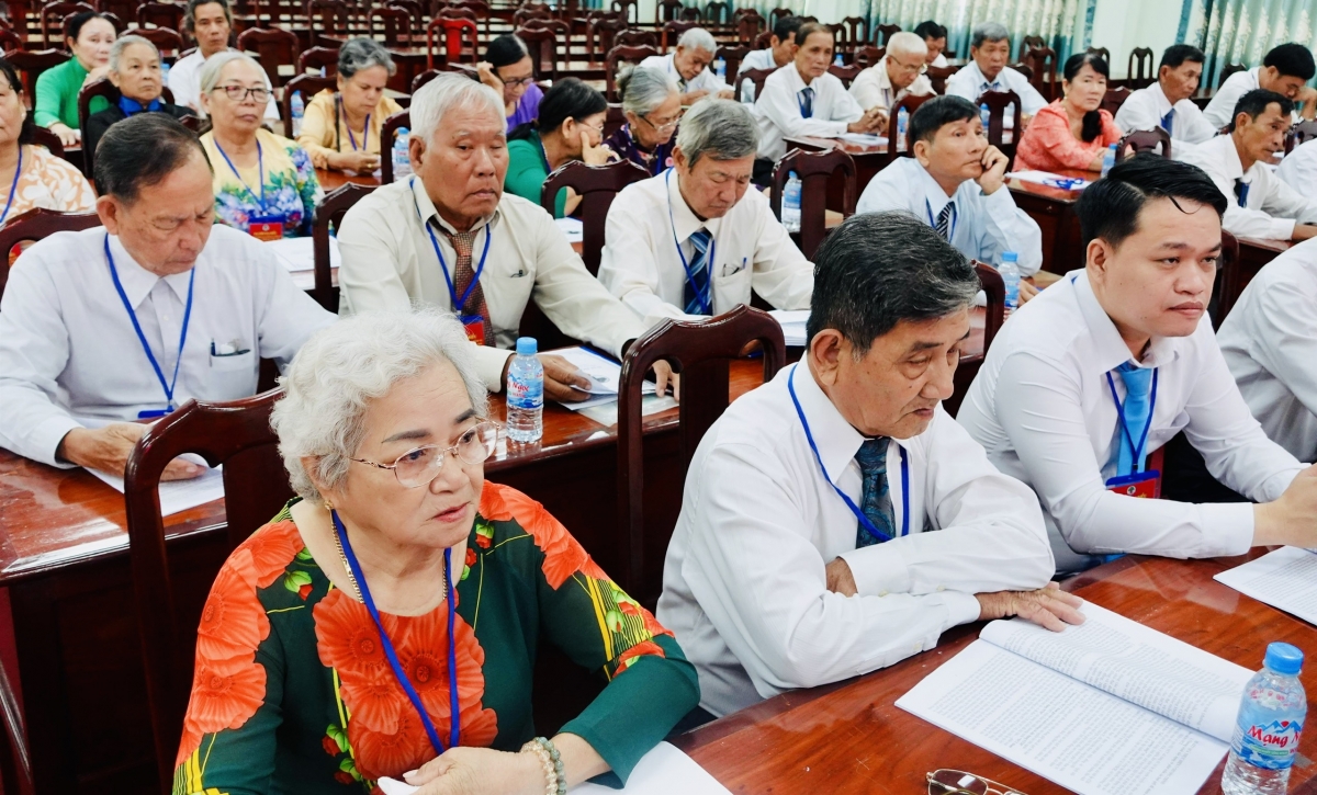 Toàn cảnh Đại hội đại biểu Hội Người cao tuổi xã Tầm Vu lần thứ I.