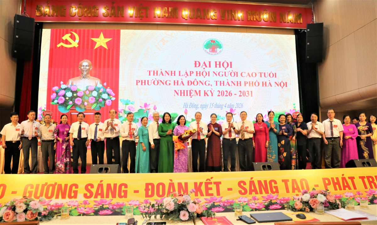 Ban Chấp hành Hội NCT phường Hà Đông ra mắt Đại hội
