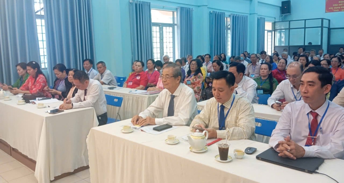 Toàn cảnh Đại hội Người cao tuổi phường Vườn Lài