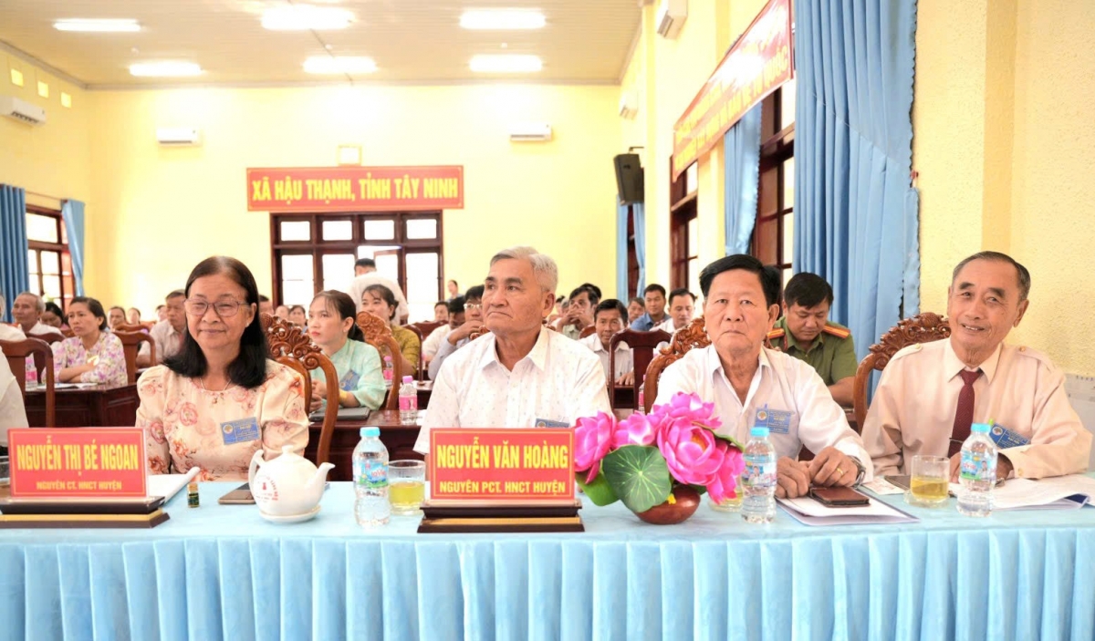 Tổ chức thành công Đại hội Hội NCT xã Hậu Thạnh lần thứ I